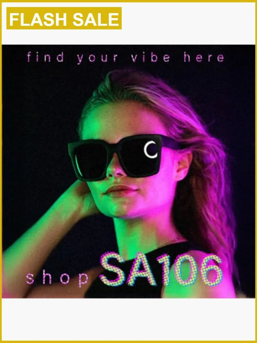 Oversized Thick Frame Sunglasses Horned Rim Square UV400 Protection